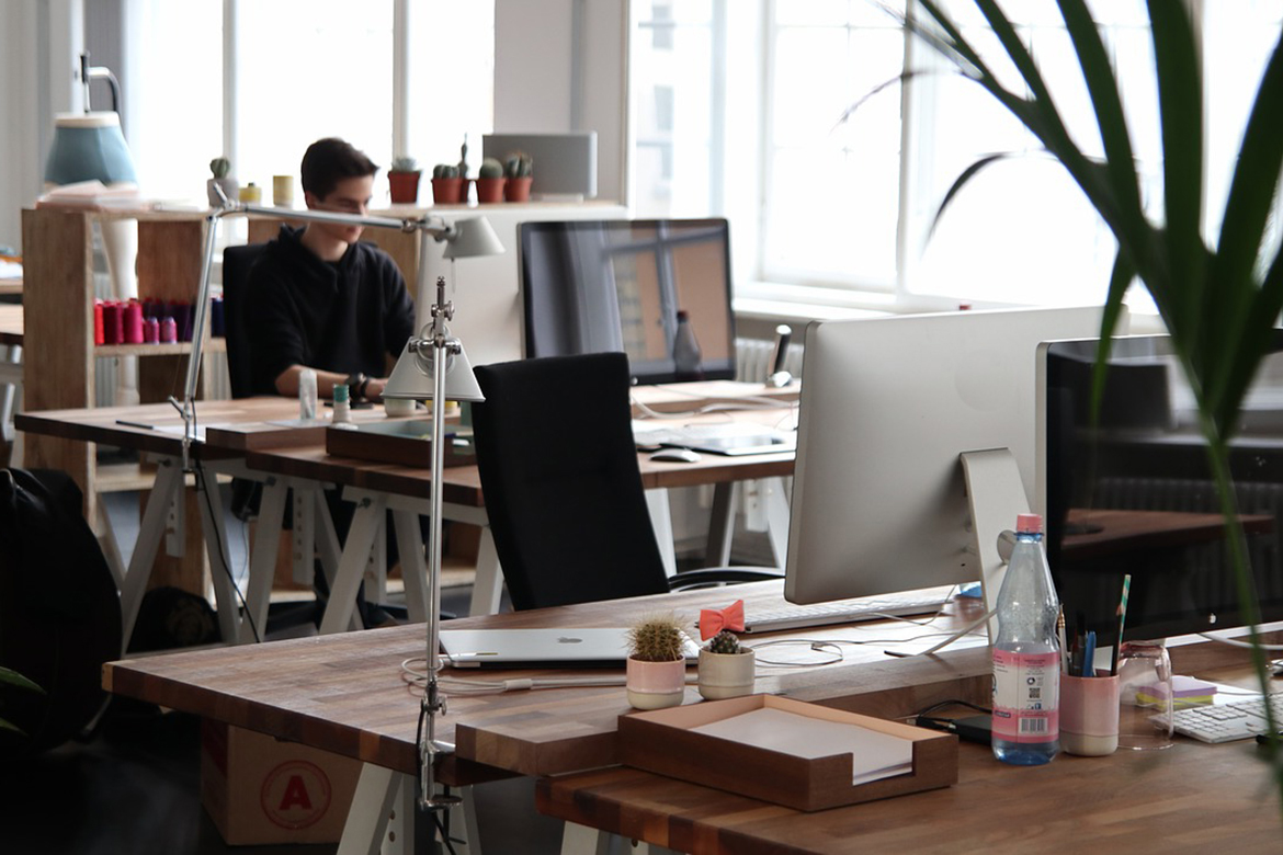 Blick in ein Büro