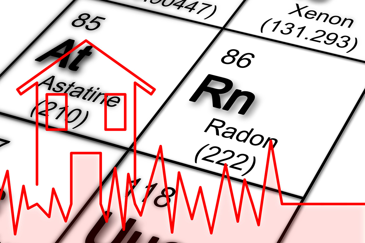 Radon im Periodensystem der Elemente