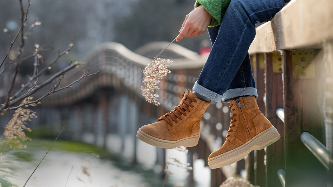Nachhaltige Boots und Stiefeletten von Waschbär entdeckens