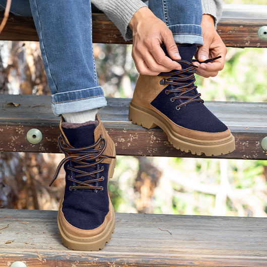 Hier finden Sie Wollschuhe für Damen