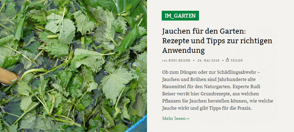 Garten & Co. Gartenbedarf für Ihren Biogarten von Waschbär