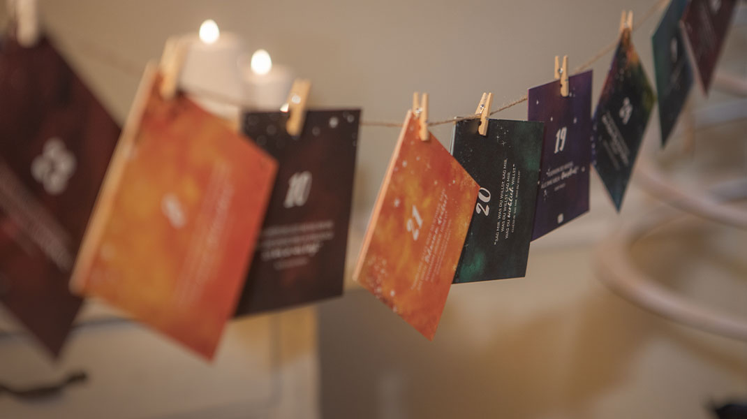 Nachhaltige Adventskalender —  jeden Tag eine kleine Überraschung