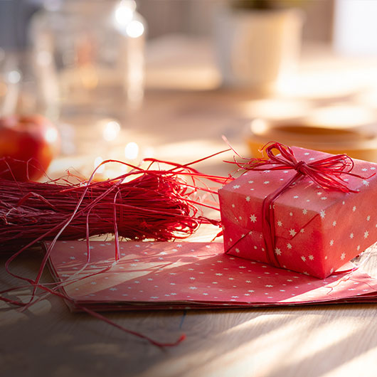 Nachhaltiges Geschenkpapier