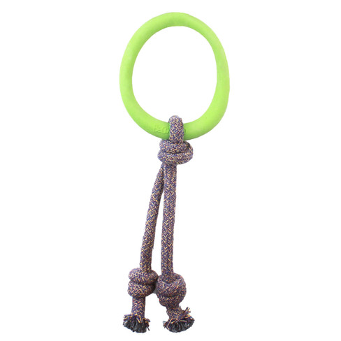 Hundespielzeug, Ring mit Seil