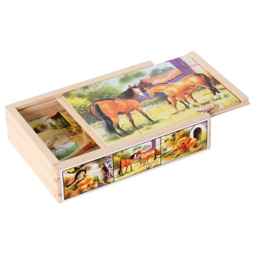 Holz-Puzzleset Tiere