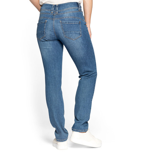 5-Pocket-Jeans &quot;die Schmale&quot; aus Bio-Baumwolle, lightblue