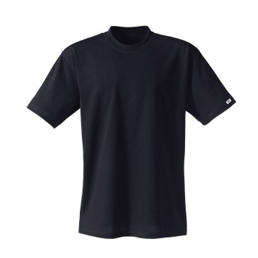 Kurzarm Shirt aus Bio Baumwolle, schwarz
