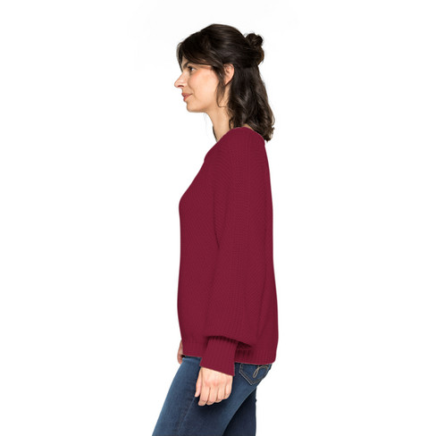 Pullover, himbeere