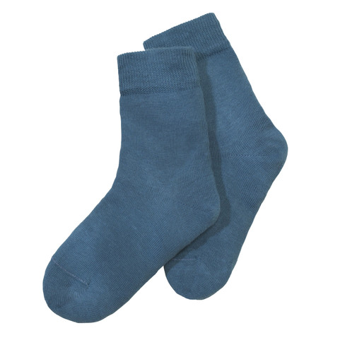 Basic-Socken aus Bio-Baumwolle, petrol