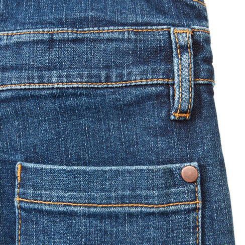 Jeans-Latzhose aus Bio-Baumwolle, darkblue