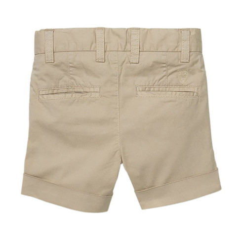 Chino Shorts aus Bio-Baumwolle mit Elastan, beige
