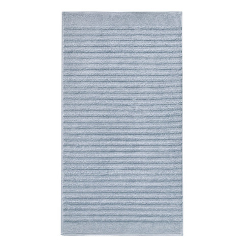 Frottier-Handtuch aus Bio-Baumwolle und WECYCLED<span style=" vertical-align:super;">®</span> Baumwolle, rauchblau