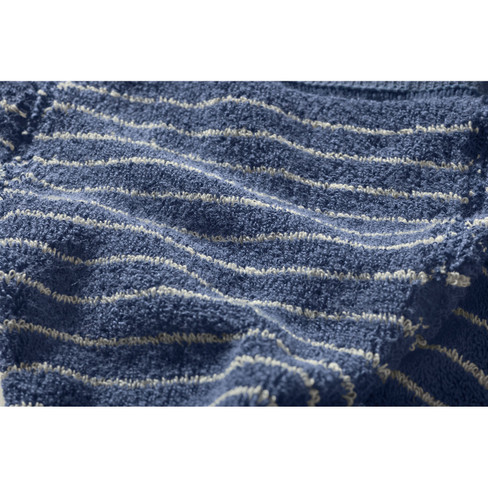 Frottee-Strumpfhose aus Bio-Baumwolle, jeansblau