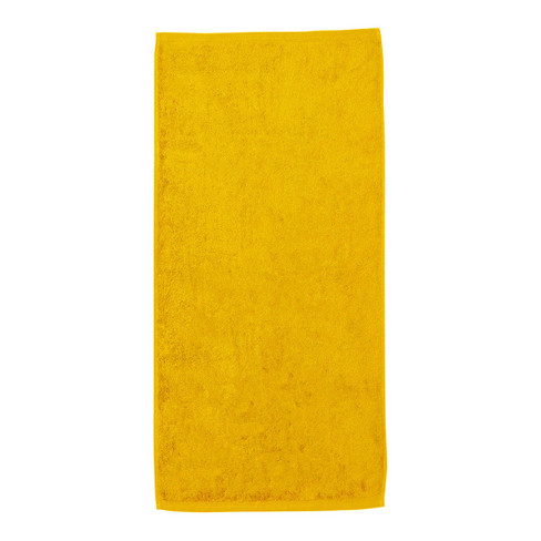 Frottier-Duschtuch aus reiner Bio-Baumwolle, gelb