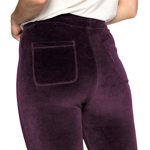 Nicki-Hose aus reiner Bio-Baumwolle, purple