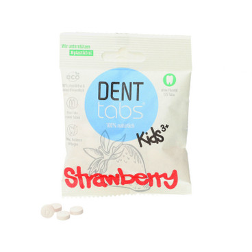 Denttabs Zahnputz-Tabletten für Kinder, ohne Fluorid, 125 Stück