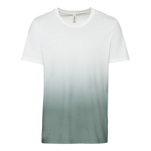 Jerseyshirt aus Bio-Baumwolle mit Farbverlauf, seegras