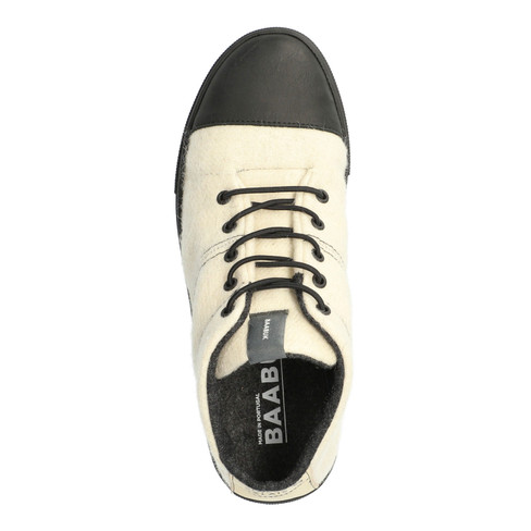 Woll-Sneaker BLACK NOSE, offwhite