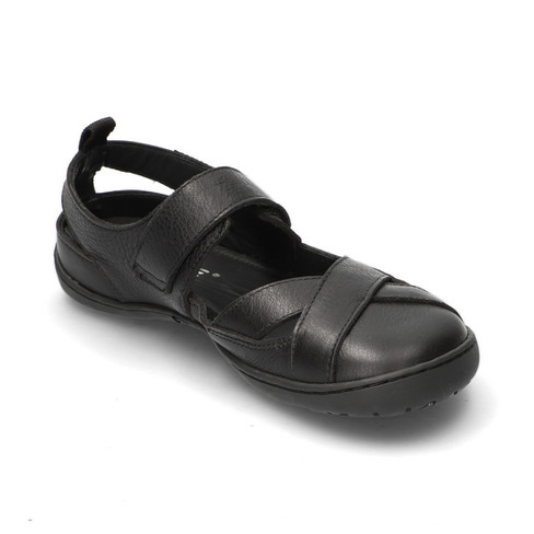Barfußschuhe Sandale TRAYLER, schwarz