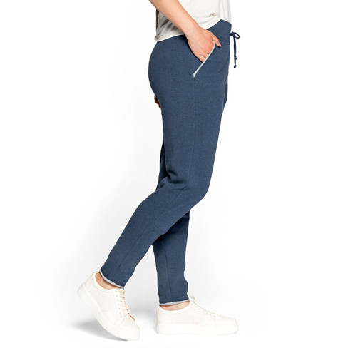 Sweathose im Jogging Style aus Bio-Baumwolle, jeans-melange
