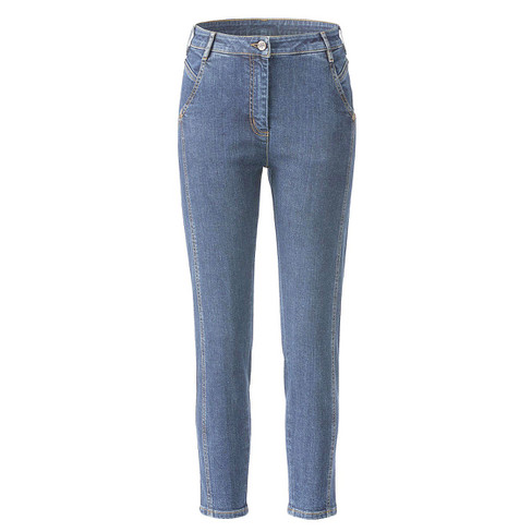 7/8-Jeans aus Bio-Baumwolle, light blue