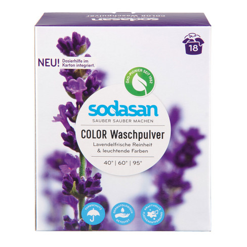 Color-Waschpulver Lavendel