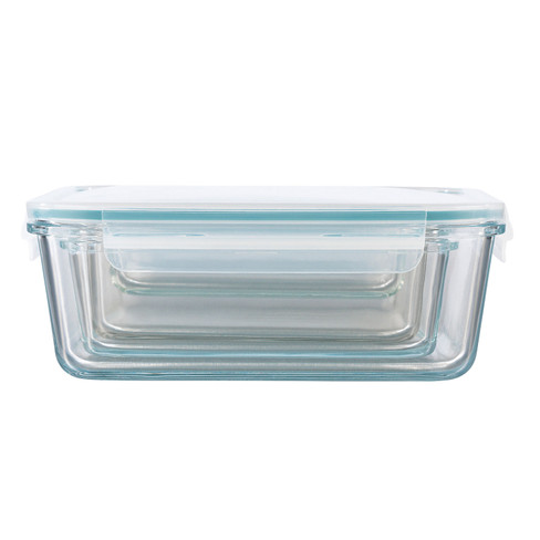 Pasabahce 53562 Storemax Frischhaltedose Vorratsdose aus Glas mit Clip-Deckel 