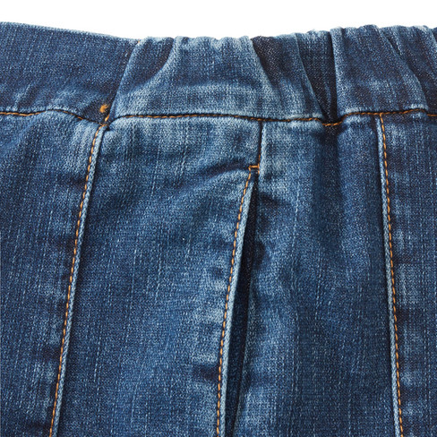 Jeans-Pumphose aus Bio-Baumwolle, darkblue
