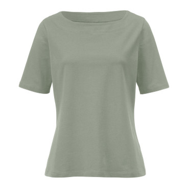 Tailliertes T-Shirt aus Bio-Baumwolle, schilf