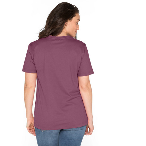 T-Shirt aus reiner Bio-Baumwolle, azalee