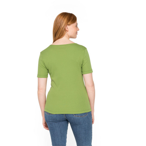 T-Shirt aus reiner Bio-Baumwolle, kiwi