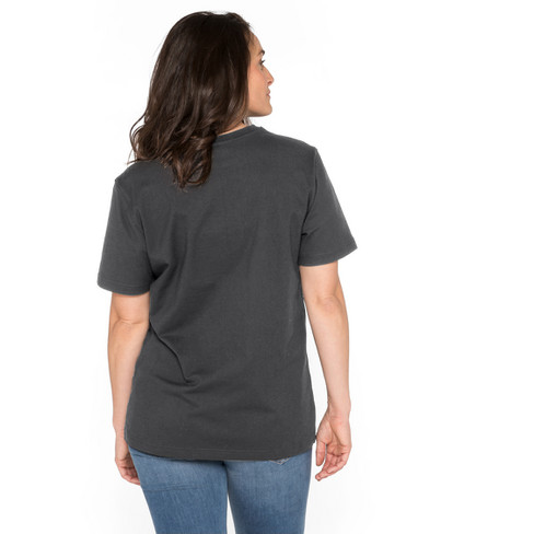 T-Shirt aus reiner Bio-Baumwolle, anthrazit