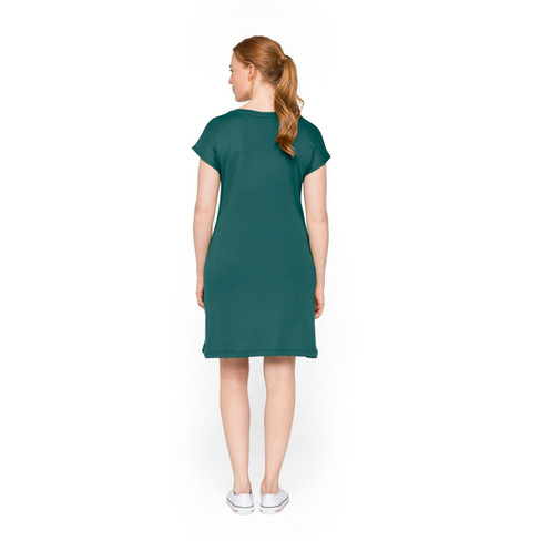 Kleid aus reiner Bio-Baumwolle, atlantik