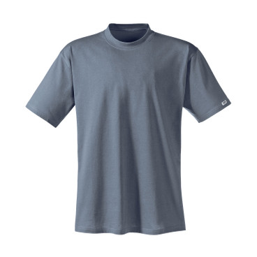 Kurzarm Shirt aus Bio Baumwolle, graphit